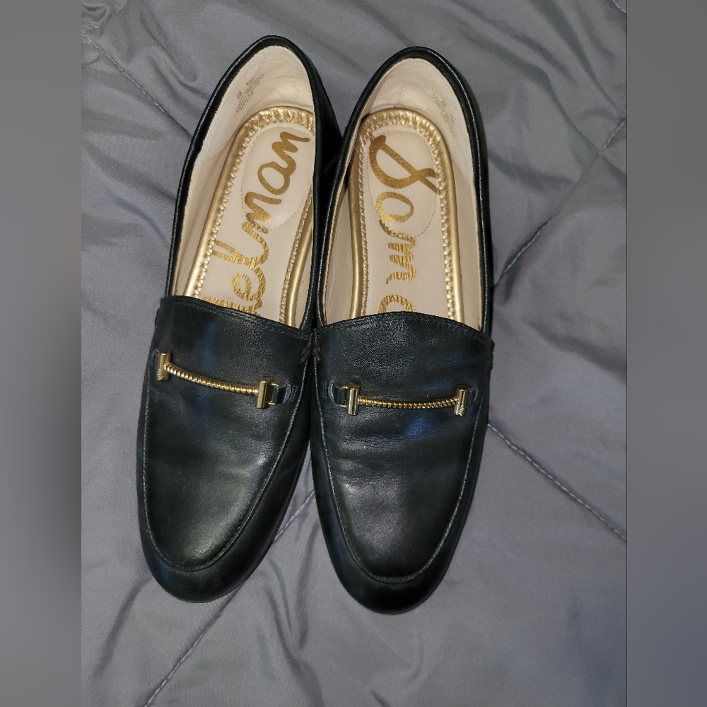 Sam Edelman LIOR Black Leather Loafers 5